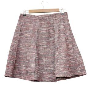 NWT Loft Mini Skirt Size Small Tweed A-Line Stretch Career Preppy Casual Pull On